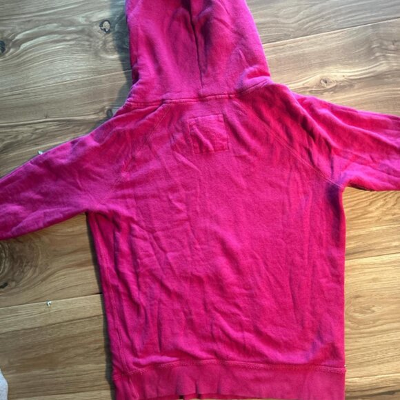 Hollister Co. Women's Pink and Red Hoodie - Picture 2 of 4